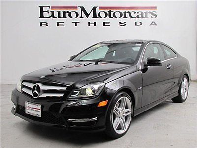 Mercedes c350 coupe black leather blind spot xenon multimedia navigation keyless