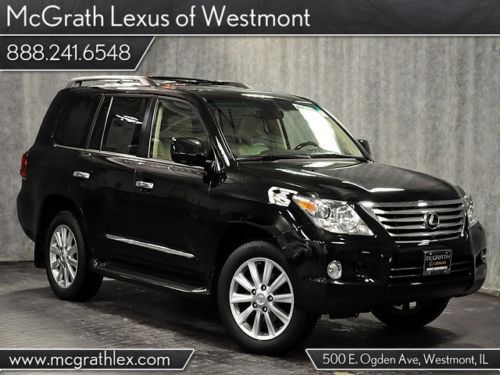 2009 lx570 4wd navigation rear dvd one owner well maintained
