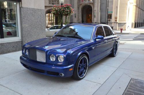 Arnage t moroccan blue nautic blue this car being sold as-is