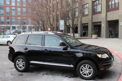 2008 black v6 4wd volkswagen touareg,low mileage,1 owner,excellent condition