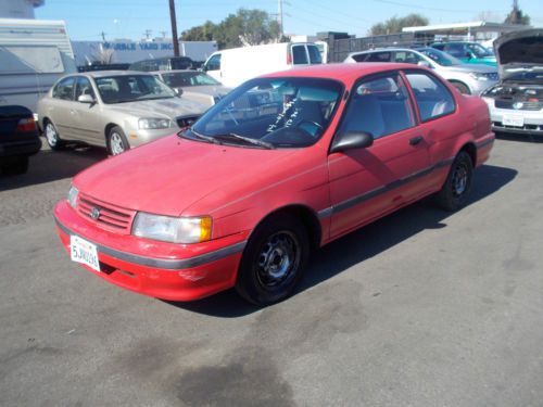 1991 toyota tercel, no reserve