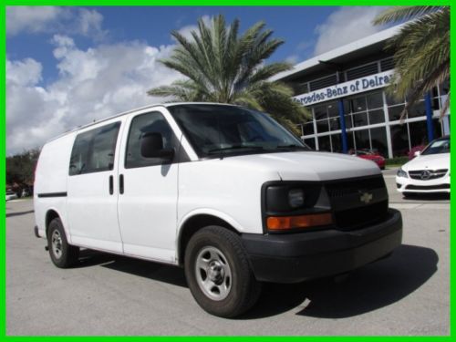 06 white chevy work van 4.3l v6 *remote keyless entry *power windows *florida