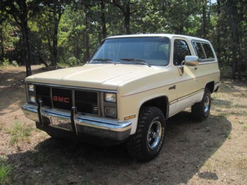 1986 gmc seirra classic 4x4 jimmy