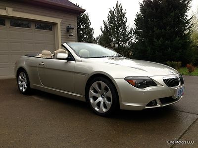 2004 bmw 645ci convertible 2-door 4.4l