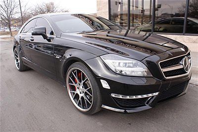 2012 mercedes benz cls63 amg 638hp renntech ecu blacked out vossen wheels cls 63