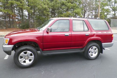 1991 TOYOTA 4RUNNER SR5 V6 4X4 DRIVES GREAT ROAD READY WOW ABSOLUTELY NO RESERVE, image 2