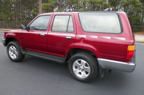 1991 TOYOTA 4RUNNER SR5 V6 4X4 DRIVES GREAT ROAD READY WOW ABSOLUTELY NO RESERVE, image 4