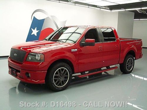 2008 ford f-150 4x2 fx2 sport crew leather 20&#039;s 84k mi texas direct auto