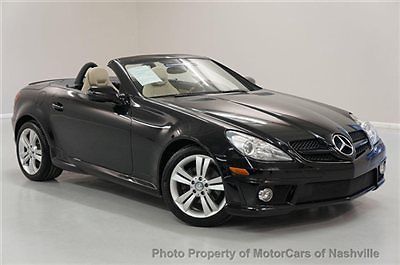 7-days *no reserve* &#039;11 slk300 roadster nav wood h/k sound warranty carfax