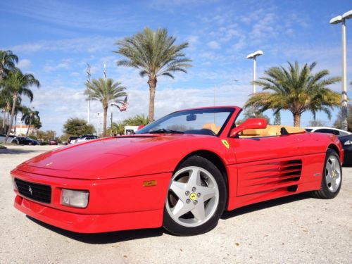 348 spider very clean brand new tires rosso corsa