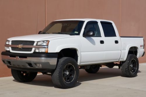 05 chevy silverado 1500 z71 crew cab 4x4 lifted 20&#034; pro comp whls eclipse audio!