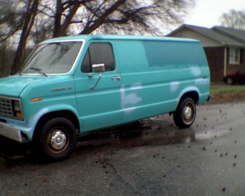 1986 ford econoline van, runs good, trade for motorcycle