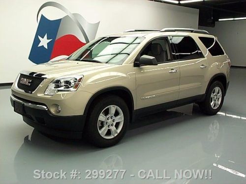 2008 gmc acadia 8-passenger park assist 18&#039;s 62k miles texas direct auto