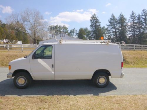 1999 ford e-250 3/4 ton cargo van one owner low miles no reserve