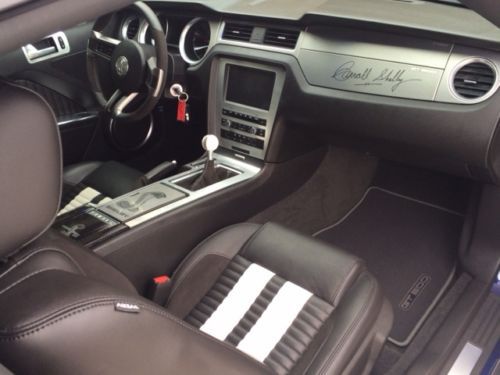 2011 FORD SHELBY GT500 KONA BLUE 6 SPEED 5500MILES SVT NAV CARROLL SHELBY SIGNED, image 9