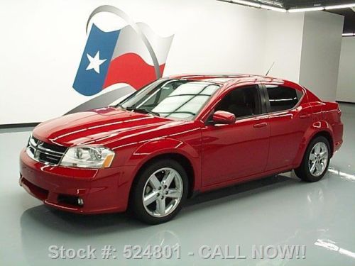 2011 dodge avenger lux sunroof leather nav 18&#039;s 31k mi texas direct auto