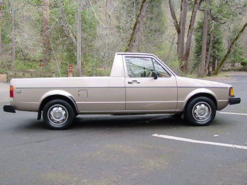 Only 74k original miles vw rabbit diesel pickup truck, lx with rare ac&amp;5 speed!!