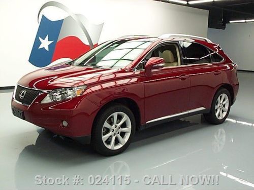 2010 lexus rx350 sunroof vent seats nav rear cam 66k mi texas direct auto