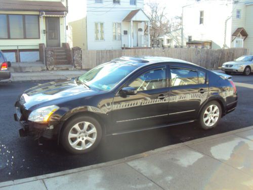 2007 nissan maxima 3.5 sl sedan 4-door front end damage with clean title