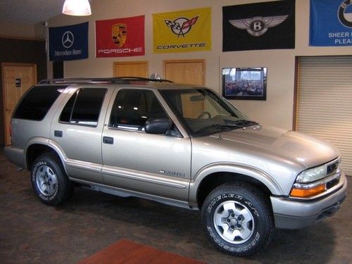 2003 chevy blazer ls 4wd cd alloys cruise clean carfax 1 owner call &amp; lets deal!