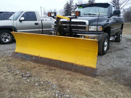 2000 dodge ram 2500 slt 4x4 diesel with plow