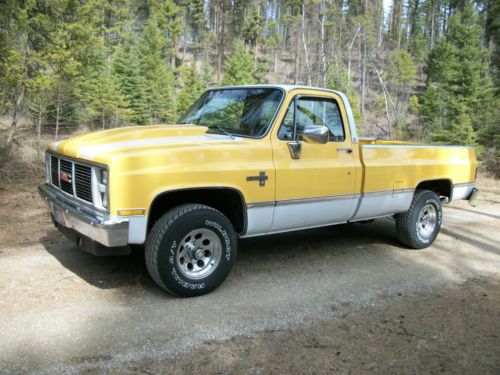 1983 chevrolet pickup 4x4