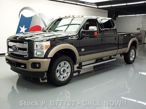 2012 ford f-350 king ranch diesel fx4 4x4 sunroof nav texas direct auto