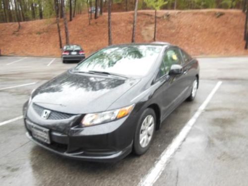 2012 honda civic lx coupe 2-door 1.8l/ 1 owner vehicle