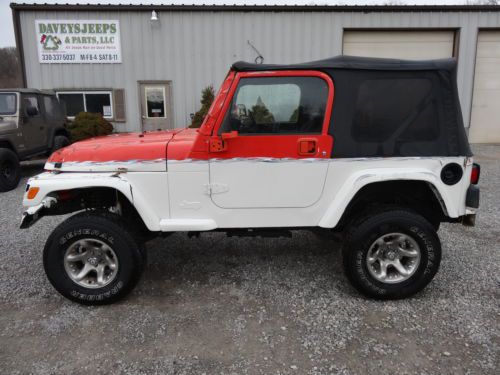 2003 jeep wrangler tj 4.0 auto right hand drive low miles repairable salvage 4x4