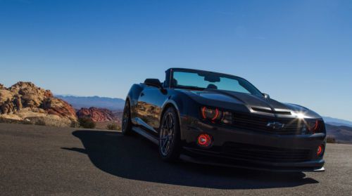 Heavily modified 2012 carbon flash camaro convertible - blower ready!