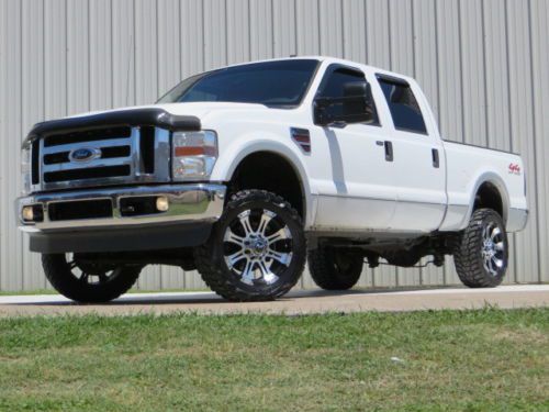 08 f250 lariat 6.4l powerstroke 1own 4x4 swb 33s navi camera exhaust tvs dvd tx