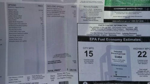 2012 Porsche Cayenne Turbo Sport Utility 4-Door 4.8L, image 5