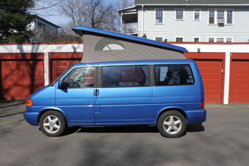 2001 volkswagen eurovan mv weekender (westfalia) techno blue pearl