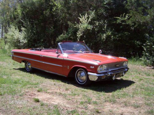 1963 galaxie 500 sunliner convertible! thunderbird 390 auto #smatching!