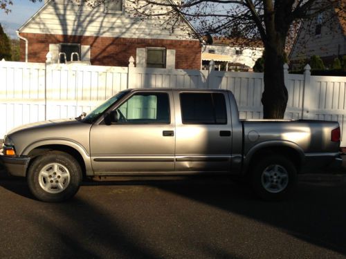 2002 chevrolet s10 base crew cab pickup 4-door 4.3l project car