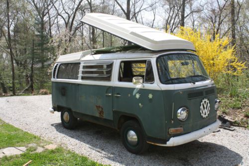 1969 VW Bus Early Bay Westfalia Camper, US $3,750.00, image 4