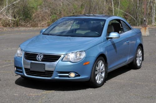 2008 volkswagen eos komfort convertible 2-door 2.0l panorama roof no reserve