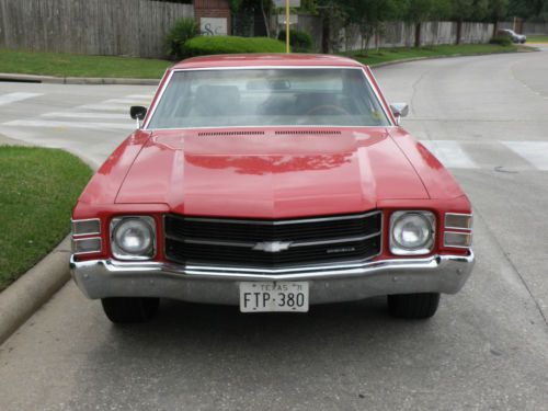 1971 chevelle malibu sport coupe, restored original 71, 350-4 automatic, not ss