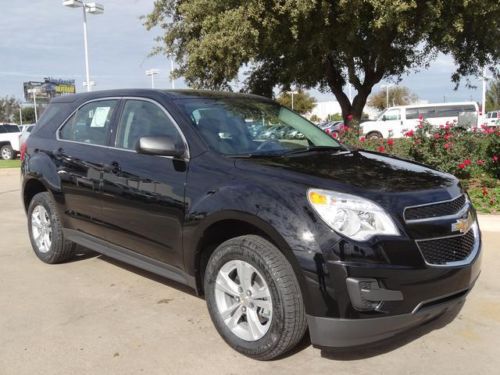 New black 2014 equinox ls new suv 2.4l all power full warranty no reserve