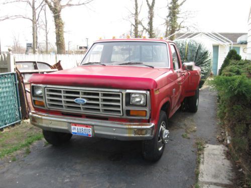 1982 ford f-350 dually 2 wh dr. 351 cu.in. with stainless steel wheel covers