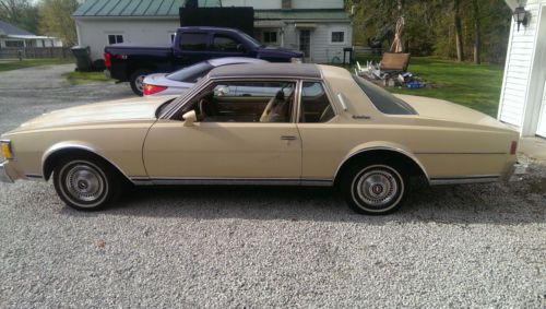 1979 chevrolet caprice classic sport coupe 2-door 5.0l