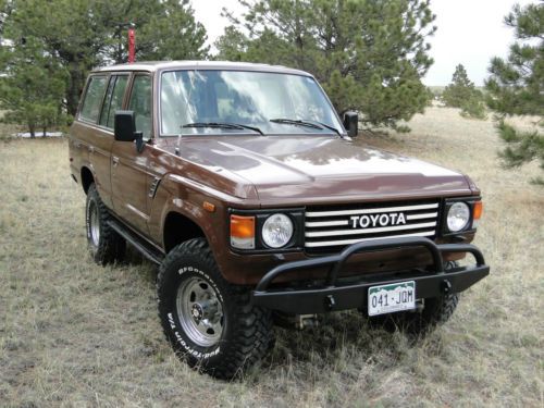1984 toyota land cruiser fj60 lift kit 33&#034; bfgs locker solid body nice! 40 62