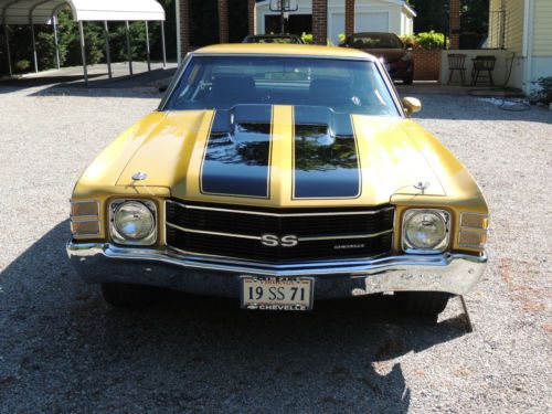 1971 chevelle ss, 2 door hardtop with matching numbers