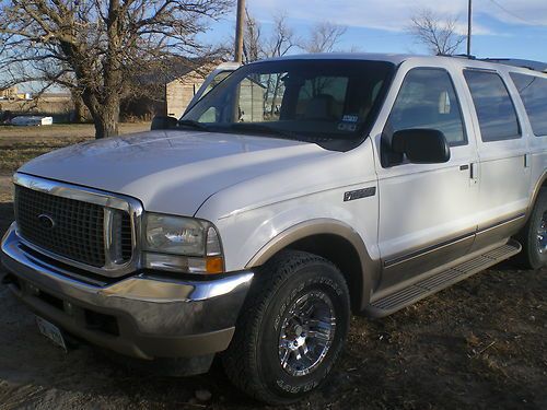 Nice 2002 ford excursion limited 7.3l deisel suv! leather, power everything