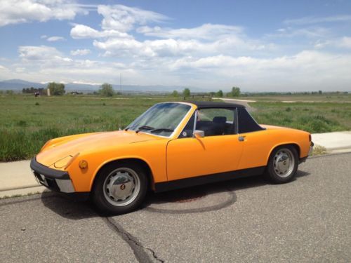 Original owner 914-6!  signal orange.