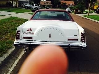 1979 white lincoln mark v collectors series 46k florida car