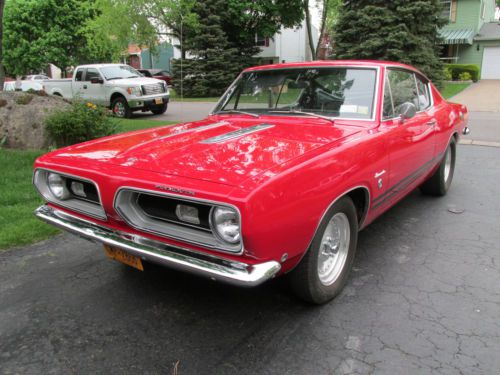 1968 barracuda mopar muscle hot rod plymouth built street muscle car with extras