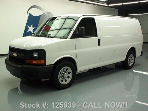 2010 chevy express cargo van partition cruise ctrl 59k texas direct auto