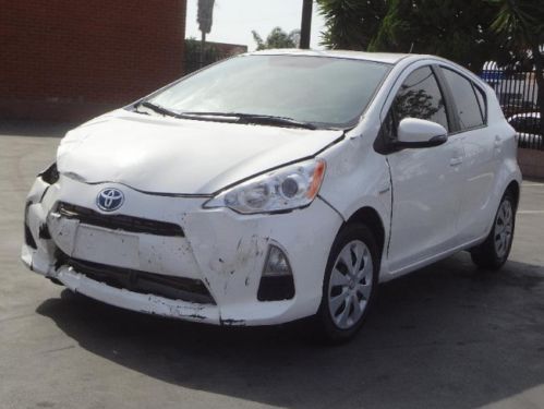 2012 toyota prius c damaged salvage fixer economical priced to sell wont last!!