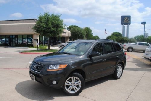 2011 hyundai santa fe heated leather sunroof cd